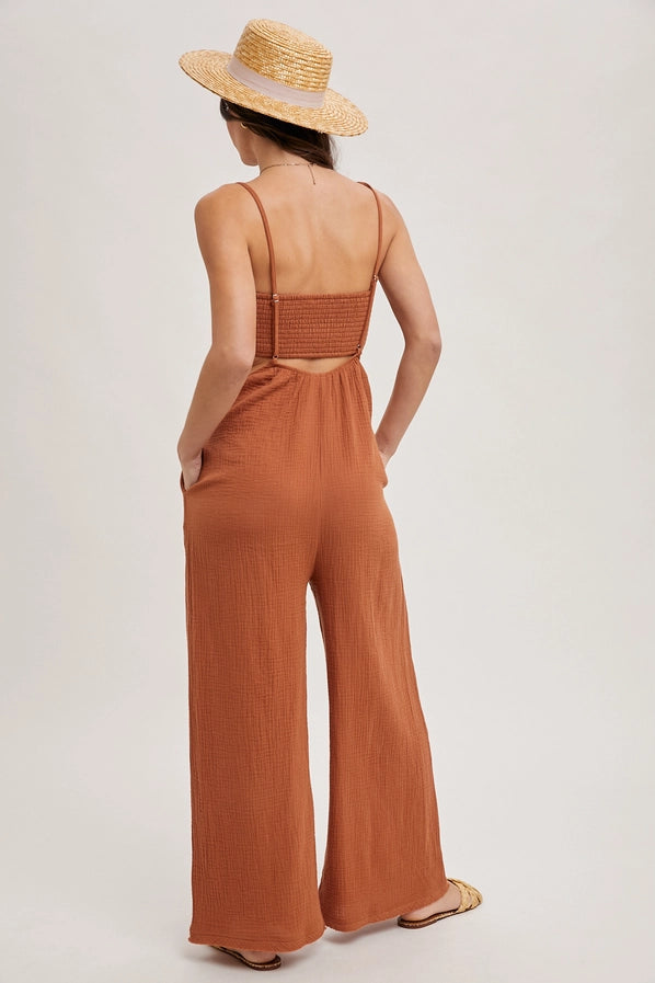 Suspender Jumpsuit Set