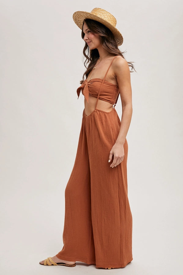 Suspender Jumpsuit Set
